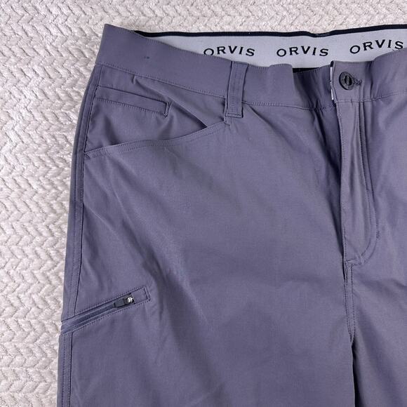 Orvis Tech Performance Hybrid Cargo Pants Mens Pockets 40X30 Gray Hiking (lot 2) - Picture 10 of 16